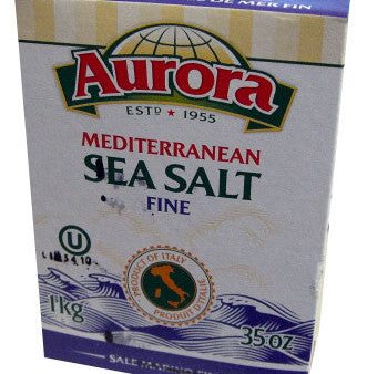 Sea Salt, Mediterranean, FINE (Aurora) 1kg (35 oz) Online now