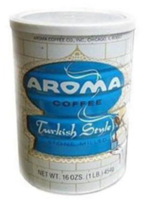 Turkish Style Ground Coffee (AROMA) (1 lb) 454g Can For Cheap